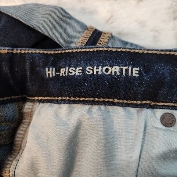 American Eagle hi-rise denim shorts size 2 - Picture 3 of 5